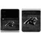 NFL Carolina Panthers Black & White Galaxy Z Flip4 5G Skin